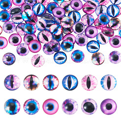 70Pcs 2 Styles Glass Cabochons&nbsp;GLAA-TADJ0001-18A