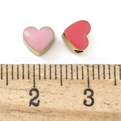 Ion Plating(IP) 304 Stainless Steel Enamel Beads&nbsp;STAS-B075-09G-05