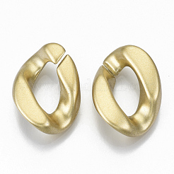Opaque Spray Painted Acrylic Linking Rings&nbsp;OACR-S021-19B-B01
