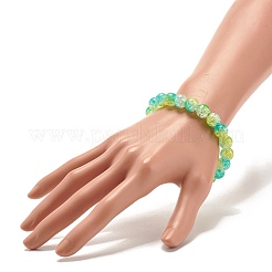 10MM Candy Color Acrylic Round Beaded Stretch Bracelet for Women&nbsp;BJEW-JB07585
