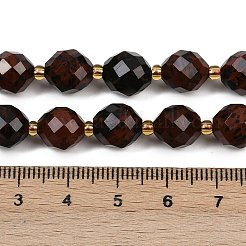 Natural Mahogany Obsidian Beads Strands&nbsp;G-N342-149I-08