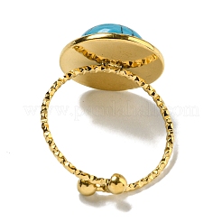 Ion Plating(IP) 304 Stainless Steel Open Cuff Rings&nbsp;RJEW-C079-11G