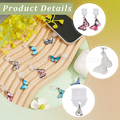 10Pcs Plastic Mobile Dustproof Plugs&nbsp;HJEW-SC00155