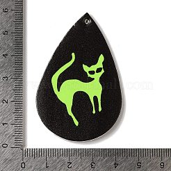 Halloween Imitation Leather Pendants&nbsp;FIND-K017-04D-03