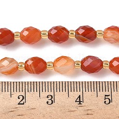 Natural Banded Agate Beads Strands&nbsp;G-F809-A37-01