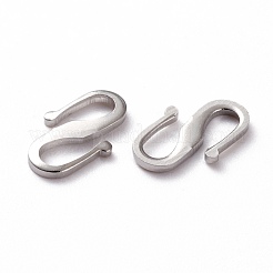 Brass S Hook Clasps&nbsp;KK-L205-04P