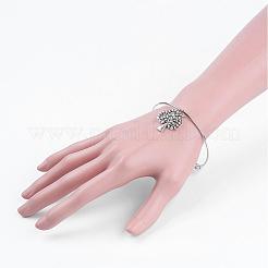 Adjustable Iron Charm Bangles&nbsp;BJEW-JB03151-03