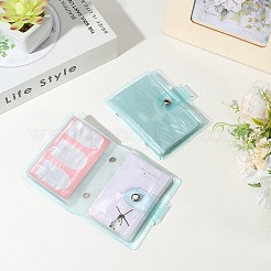 2Pcs PVC Mini Photocard Holder Book&nbsp;AJEW-SP0002-20A-02
