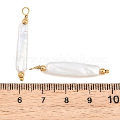 Natural Baroque Keshi Pearl Pendants&nbsp;PA-CBA0A45-02G