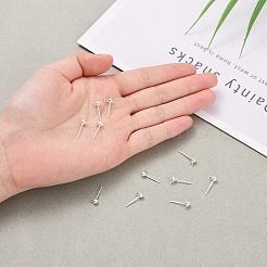 925 Sterling Silver Ear Stud Findings&nbsp;STER-K167-042B-S