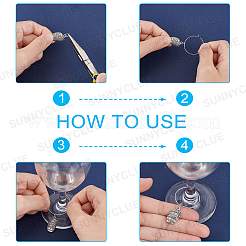 DIY Food Shape Pendant Wine Glass Charm Tags Making Kit&nbsp;DIY-SC0018-49