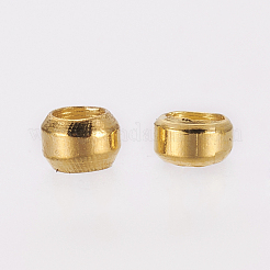 Brass Crimp Beads&nbsp;E002-G-NR