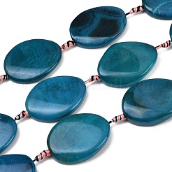 Natural Fire Crackle Agate Beads Strands&nbsp;G-P605-L03-01F