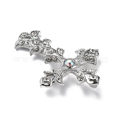 Cross Alloy Rhinestone Brooch Pins&nbsp;LS-JEWB-Z034-06P-01