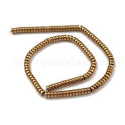 Electroplated Synthetic Non-magnetic Hematite Beads Strands&nbsp;G-K361-A04-03