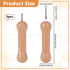 Wood Sinew Puller Device for Tie Dye&nbsp;TOOL-WH0136-146