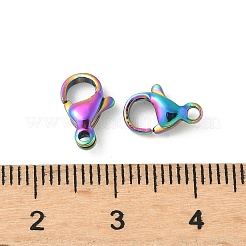 304 Stainless Steel Lobster Claw Clasps&nbsp;STAS-T065-10mm-34RC