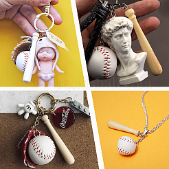Natural Wood Baseball Bat Home Display Decorations&nbsp;WOOD-WH0101-35