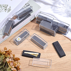 Transparent Plastic Tie Clip Packing Boxes&nbsp;CON-WH0083-016