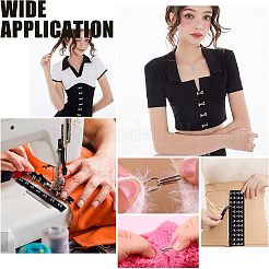 Cotton Hook and Eye Tape&nbsp;DIY-WH0308-119A