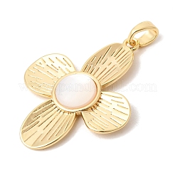 Natural White Shell Pendants&nbsp;KK-Z149-21G