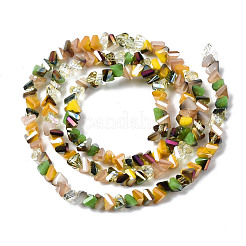 Electroplate Glass Beads Strands&nbsp;EGLA-N002-09-06D