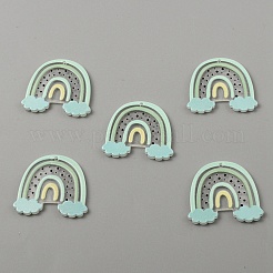10Pcs Translucent Resin Pendants&nbsp;RESI-WH0026-54
