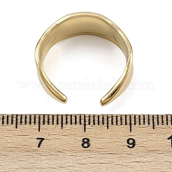 304 Stainless Steel Cuff Rings&nbsp;RJEW-D332-012I-G