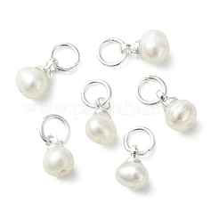 Natural Cultured Freshwater Pearl Pendants&nbsp;PALLOY-JF05298-01