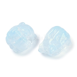 Transparent Spray Paint Glass Beads&nbsp;GLAA-H035-01E