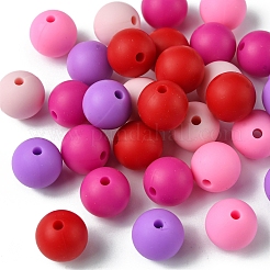 35Pcs Food Grade Eco-Friendly Silicone Focal Beads&nbsp;SIL-FS0001-22D