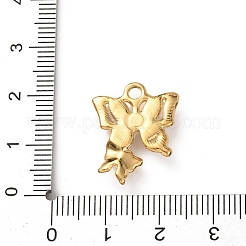 304 Stainless Steel Rhinestone Acrylic Pendants&nbsp;STAS-B139-01G-02