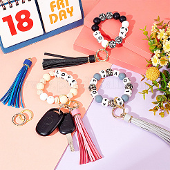 DIY Word Love Keychain Wristlet Making Kits&nbsp;DIY-PH0008-76