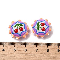 Baking Paint Glass Enamel Beads&nbsp;LAMP-K039-34L