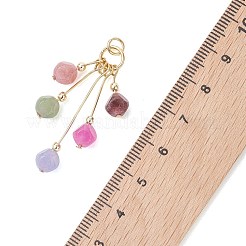 Natural Multicolor Tourmaline Dangling Pendants&nbsp;PALLOY-JF05184