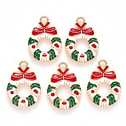 Alloy Enamel Pendants&nbsp;X-ENAM-S121-009