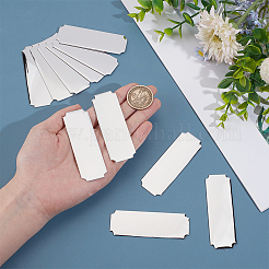42Pcs Self-adhesion 201 Stainless Steel Blank Business Cards&nbsp;AJEW-OC0013-48