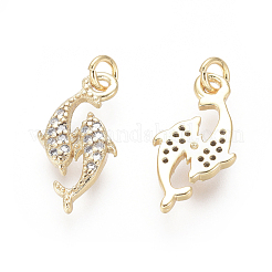 Brass Pendants&nbsp;ZIRC-L087-037G