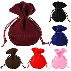 30Pcs 6 Colors Velvet Bags&nbsp;TP-FS0001-03B