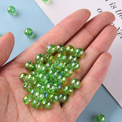 Transparent Acrylic Beads&nbsp;MACR-S370-B8mm-734-1