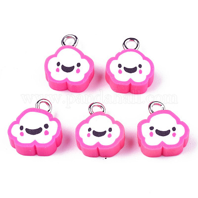 Handmade Polymer Clay Charms&nbsp;CLAY-N006-37B-01G-1