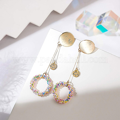 Brass Ear Stud Findings&nbsp;KK-BC0005-29G-1