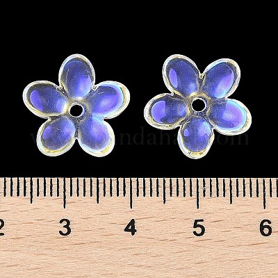 Transparent Spray Paint Glass Beads&nbsp;GLAA-Z011-07M-1