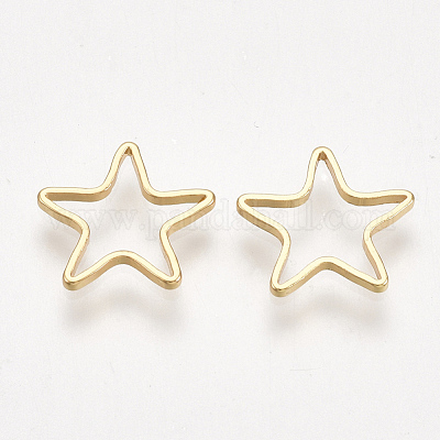 Brass Linking Rings&nbsp;KK-T035-98-1