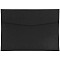 1Pc Imitation Leather Documents Pockets, Rectangle, Black, 240x330mm