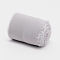 Polyester Ribbon, Fringe Chiffon Silk-Like Ribbon, for Wedding Invitations, Bouquets, Gift Wrapping , Silver, 2 inch(50mm), about 5m/roll