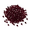 Transparent Glass Beads, Bicone, Dark Red, 4x4x3.5mm, Hole: 1mm, 720pcs/bag