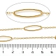304 Stainless Steel Oval & Cable Chains&nbsp;CHS-C015-03D-G-3