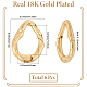 6Pcs Brass Spring Gate Clasps&nbsp;FIND-SC0020-67D-2