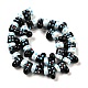 Handmade Lampwork Bumpy Beads Strands&nbsp;LAMP-U001-01D-1-1